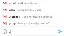 creating gmail bot in telegram