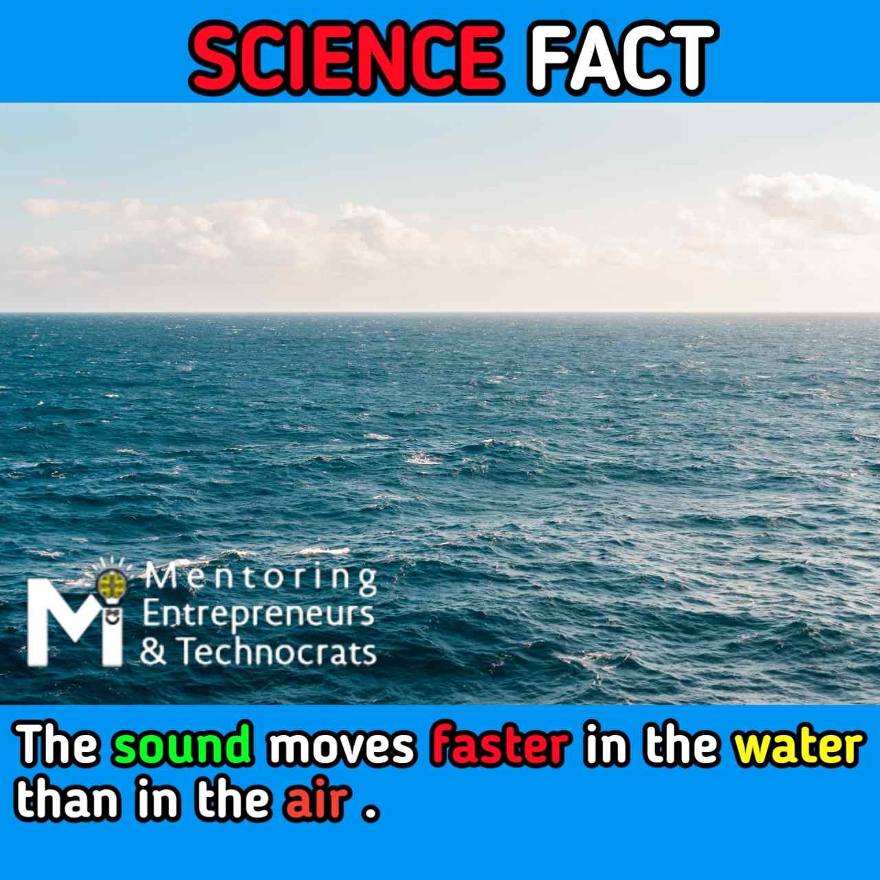 Sound and water science facts